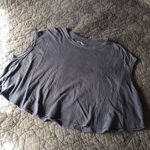 Frank & Eileen Tee Lab Cropped Shirt Size M